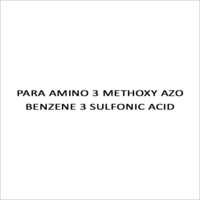 PARA AMINO 3 METHOXY AZO BENZENE 3 SULFONIC ACID