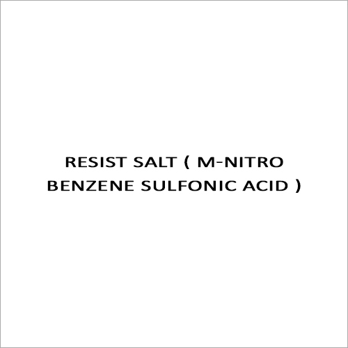RESIST SALT ( M-NITRO BENZENE SULFONIC ACID )