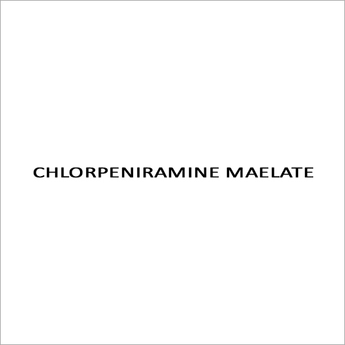 CHLORPENIRAMINE MAELATE