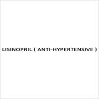 LISINOPRIL ( ANTI-HYPERTENSIVE )