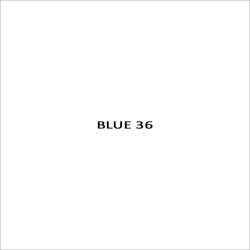 Blue 36 Basic Dyes