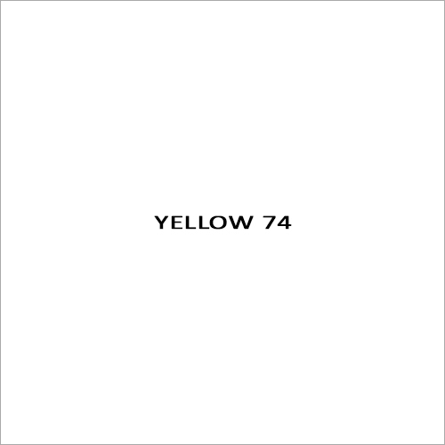Yellow 74 Pigment Dyes