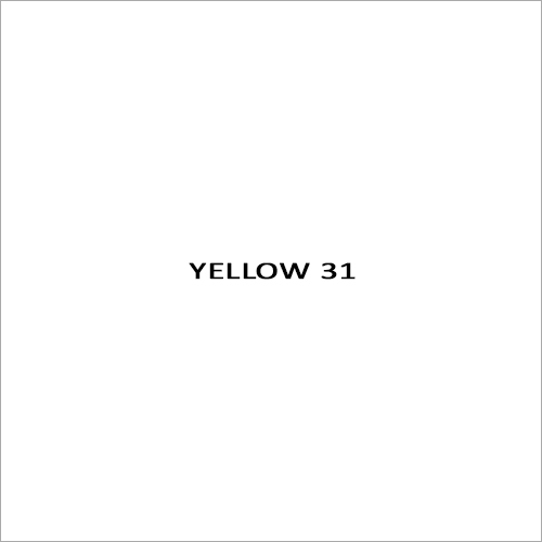 Yellow 31 Pigment Inorganic Dyes