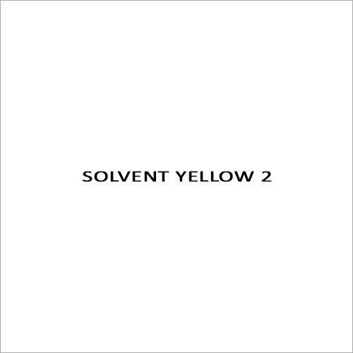 Solvent Yellow 2 Solvents Dyes