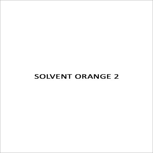 Solvent Orange 2 Solvents Dyes