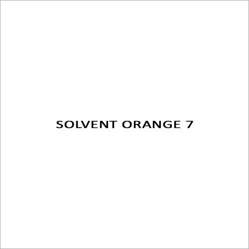 Solvent Orange 7 Solvents Dyes