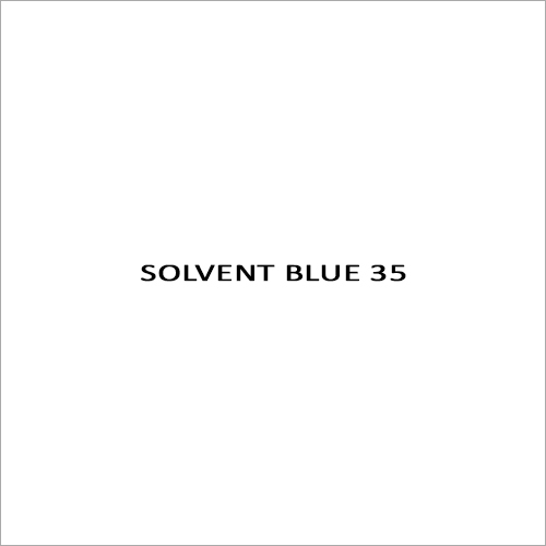 Solvent Blue 35 Solvents Dyes