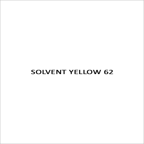 Solvent Yellow 62 Solvents Dyes