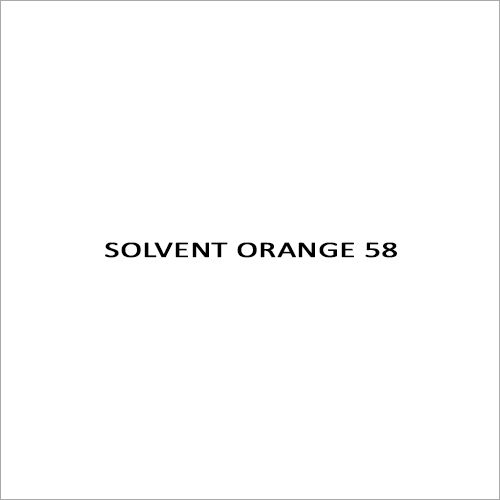 Solvent Orange 58 Solvents Dyes