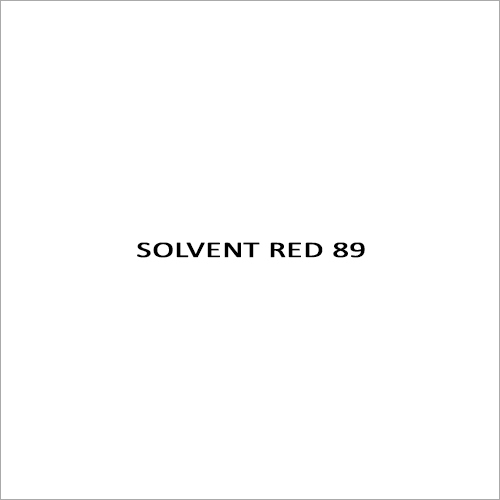 Solvent Red 89 Solvents Dyes