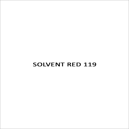 Solvent Red 119 Solvents Dyes