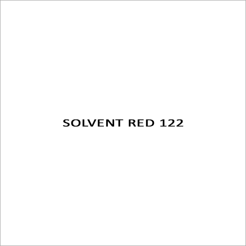 Solvent Red 122 Solvents Dyes