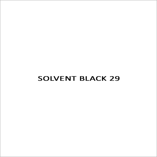 Solvent Black 29 Solvents Dyes