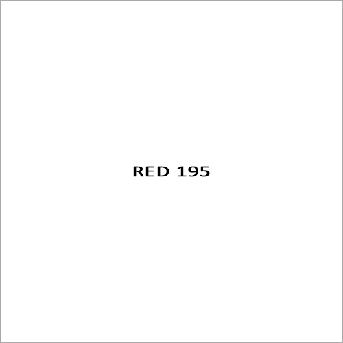 Red 195 Salt Free Dyes For Ink