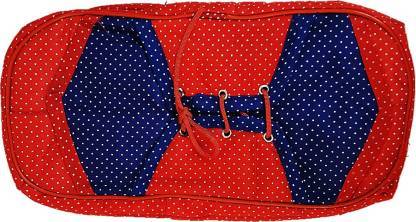 Shoe Shape Footwear Organizer - Polyester Material, 15 x 17 x 31.5 Cm, Random Color | Zipper Top, Printed Design, Customizable Size & Color