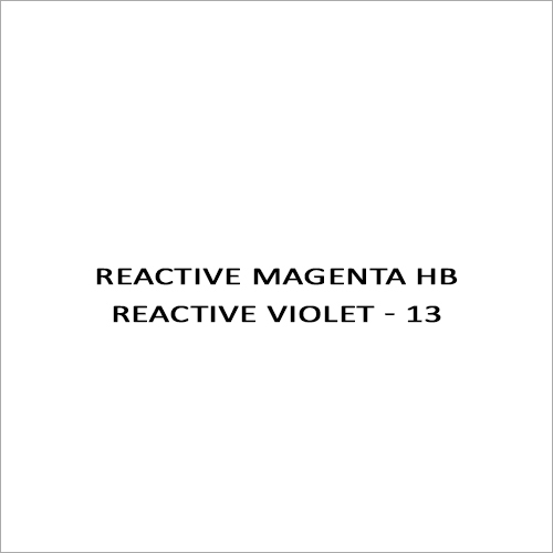 Reactive Magenta HB Reactive Violet - 13