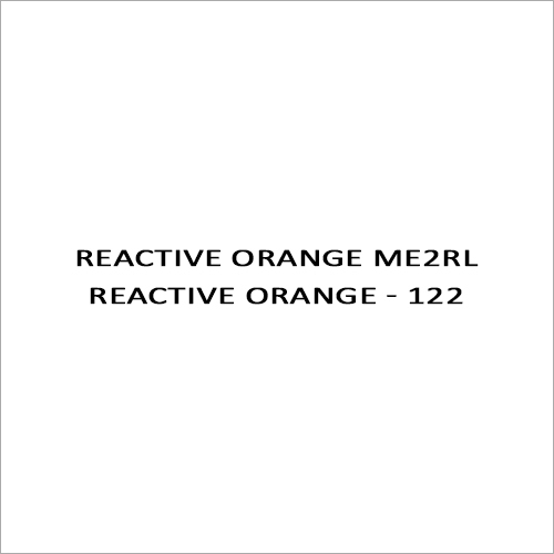 Reactive Orange ME2RL Reactive Orange - 122