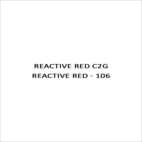Reactive Red C2G Reactive Red - 106