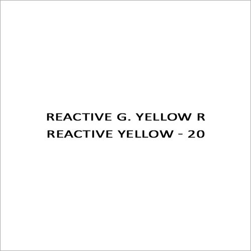 Reactive G. Yellow R Reactive Yellow - 20