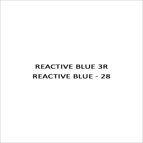 Reactive Blue 3R Reactive Blue - 28