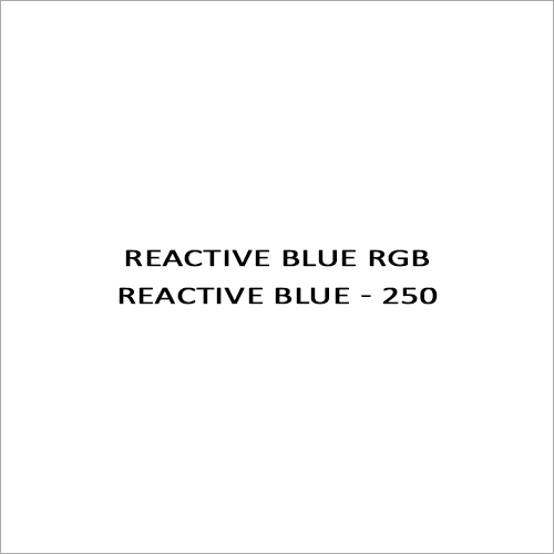 Reactive Blue RGB Reactive Blue - 250