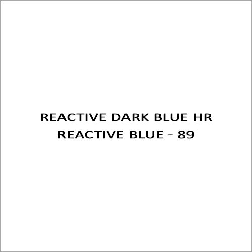 Reactive Dark Blue HR Reactive Blue - 89