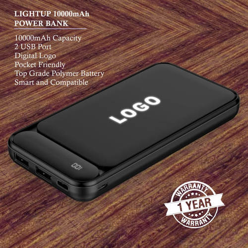 Light Up 10000mAh Power Bank