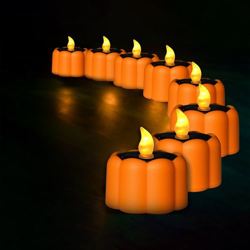 Garden Decorative Outdoor Led Flower Tea Diwali Diya Waterproof Lamps