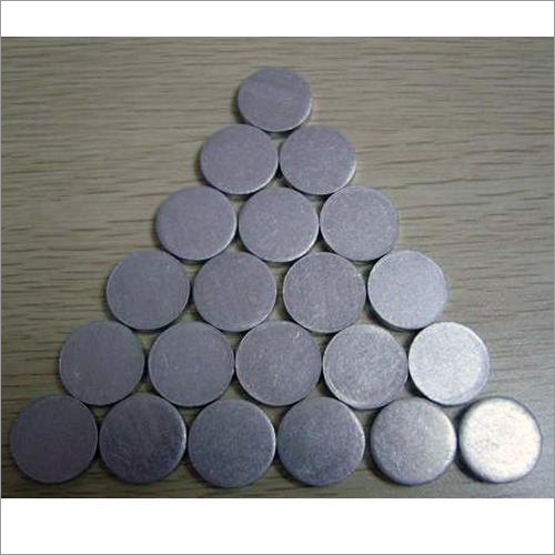 Aluminium Round Slugs - Aluminium, Round Shape, Silver Color | Alloy Composition, Galvanized Surface Treatment