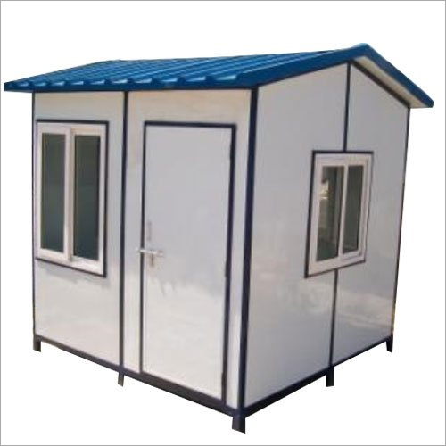 Portable Security Cabin Roof Material: Pvc