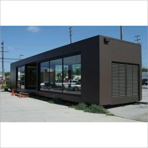 Black Modular Prefabricated Kiosk