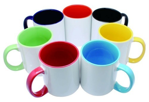 Sublimation Inner & Handle Color 3 Tone Mugs