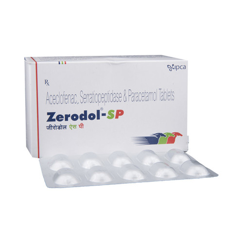 Aceclofenac, Paracetamol & Serratiopeptidase Tablets