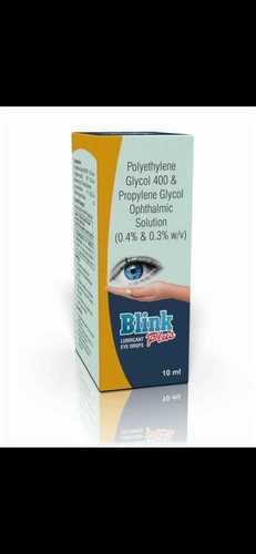 Blink Plus Ingredients: Polyethylene Glycol 400 & Propylene Glycol Ophthalmic Solution