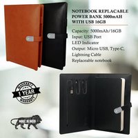 Notebook Replacable Power Bank 5000mAh with USB 16 GB