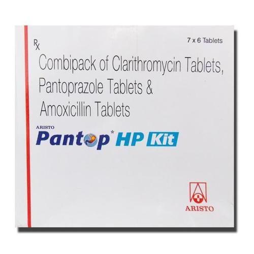 Clarithromycin, Pantoprazole & Amoxicillin Tablet General Medicines