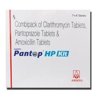 Clarithromycin, Pantoprazole & Amoxicillin Tablet