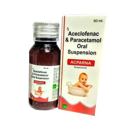 Aceclofenac & Paracetamol Suspension Age Group: Adult