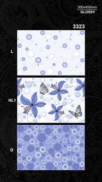 30x45cm Glossy Finished Digital Ceramic Wall Tiles