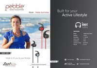 Pebble ZEST ACTIVE Wired Earphones