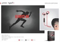 Pebble SPORT+ Wireless Earphones with Built in Mic|Pure Sound|Wireless Music