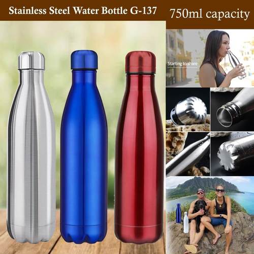 Multicolor Stainless Steel Water Bottle 137