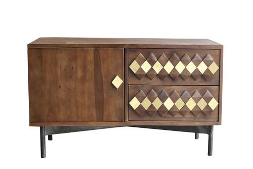 Iron & Wooden TV Cabinet