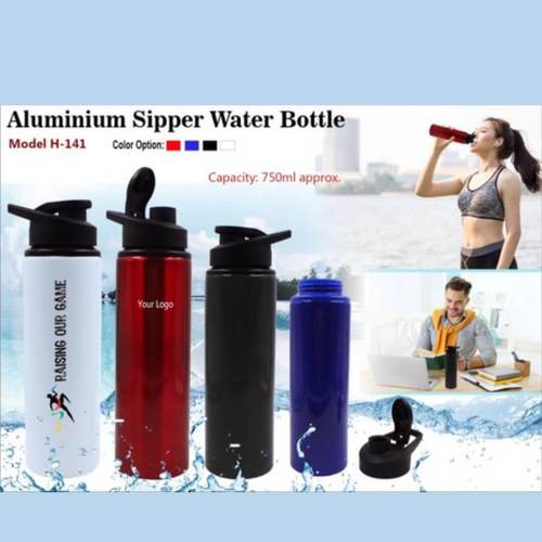 Multicolor Aluminium Sipper Water Bottle 141