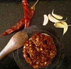 Red Garlic Chutney