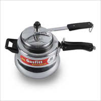 Kitchen Pressure Cooker - Aluminum, 5 Liters, 28x24x18 Cm | Lightweight 1.5 Kg, Bakelite Handle, 1 Year Warranty