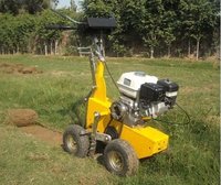 Sod Cutter Machine - Metal, 500 Kg/hr Capacity, Yellow Color | 5 Hp Air Cooled Engine, Electric Start, Gear Drive, 1-year Warranty