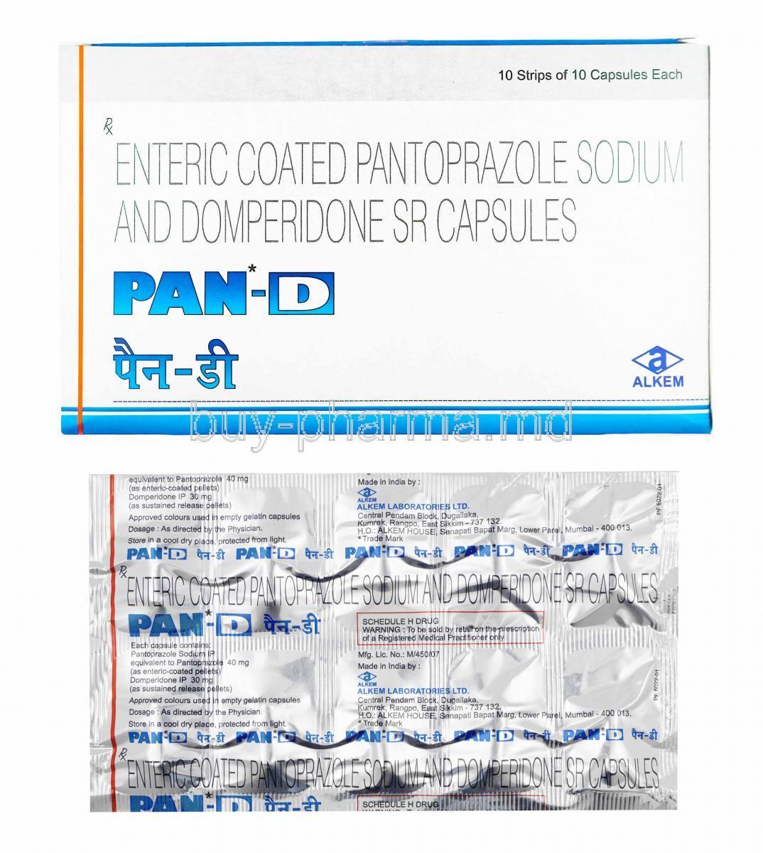 Pantoprazol & Domperidone Capsule