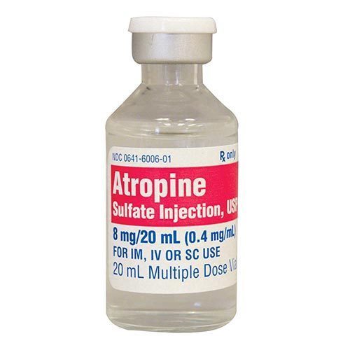Atropine Injection Age Group: Adult