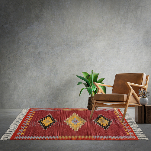 Cotton Flat Weave Floor Carpets
